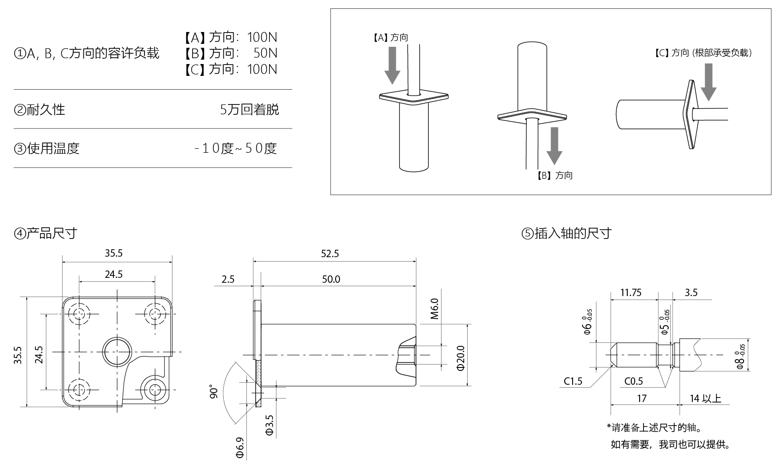 TOK - SRX one-push attach/detach device