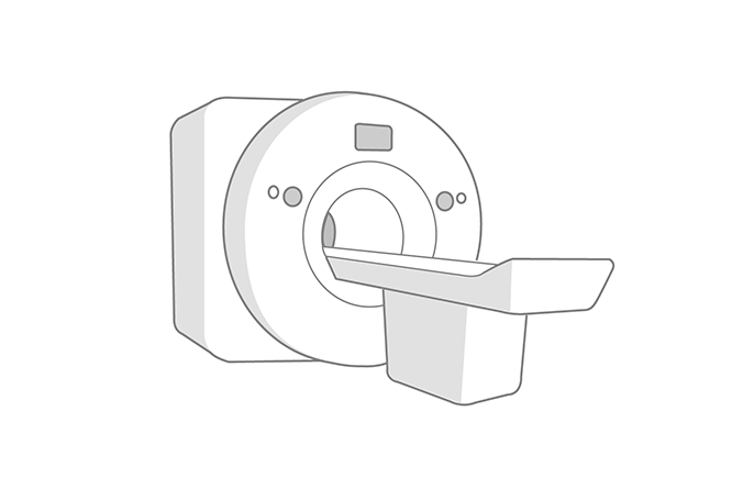 Non magnetic bearing (MRI)