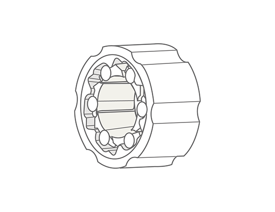 roller type one-way clutch
