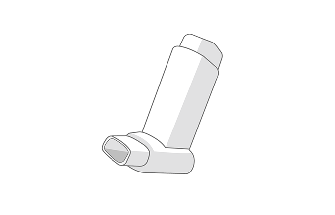 吸入器のボタンの勢いを弱めるロータリーダンパー